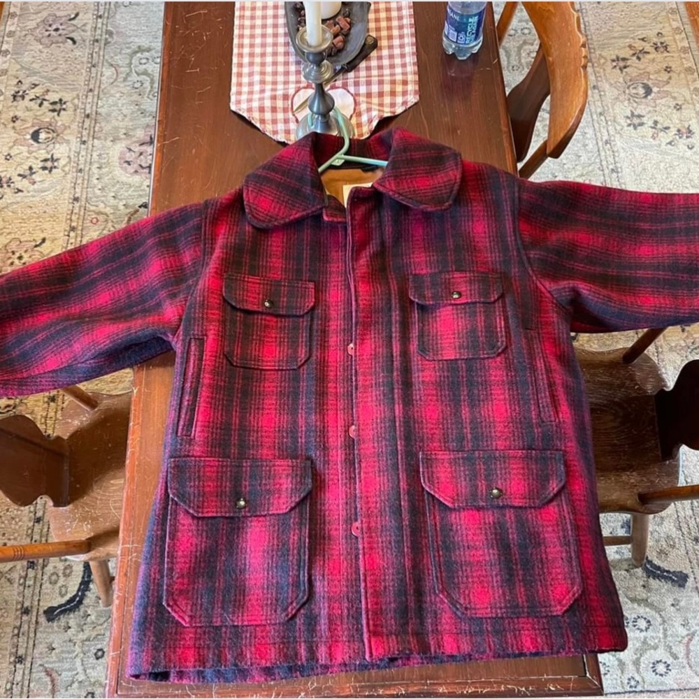 Woolrich Buffalo Plaid Hunting Coat - Vintage 1960’s - rarely worn